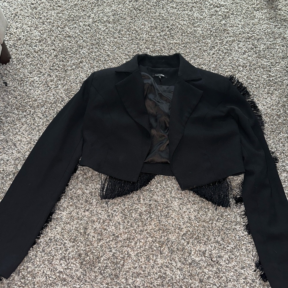 Fringe Jacket Fashion Nova